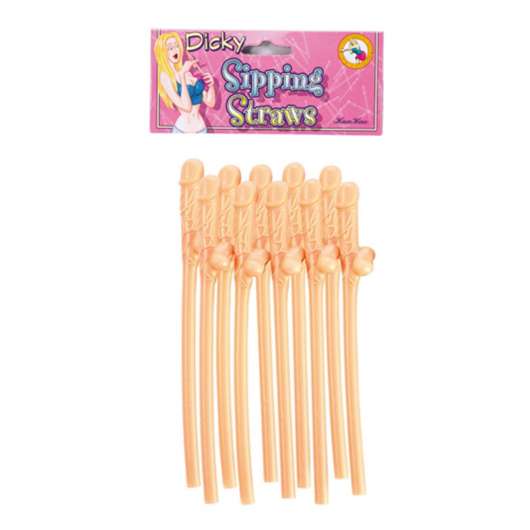 10 Dicky Sipping Straws