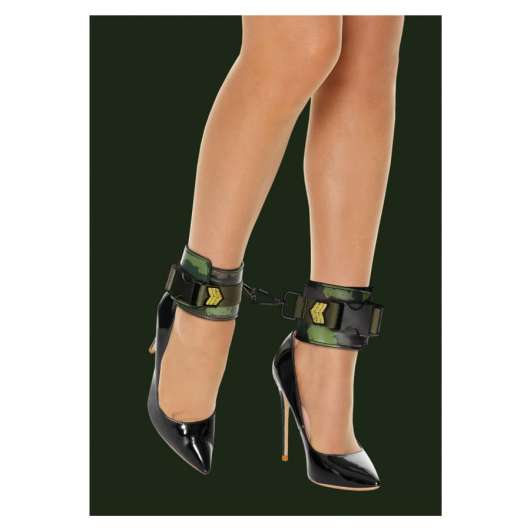 Ankle Cuffs - Army Theme - Green