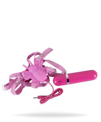 Butterfly Strap-On Pink