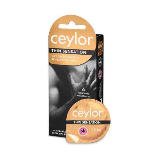 Ceylor Thin Sensation Tunna Kondomer 6-pack