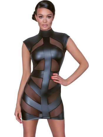 Cottelli Party: Matte Look Dress with Powernet