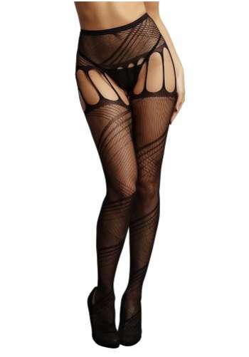 Crotchless Cut-Out Pantyhose