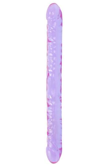 Crystal Jellies 18 " Double Dong - Lila
