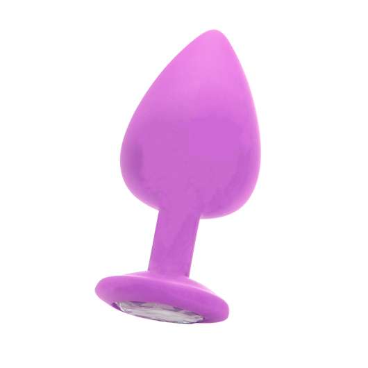 Diamond Butt Plug Extra Large Purple
