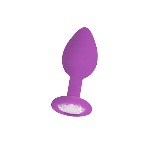 Diamond Butt Plug Purple