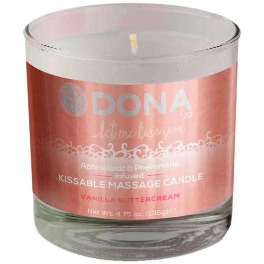 Dona Kissable Massage Candle - Vanilla