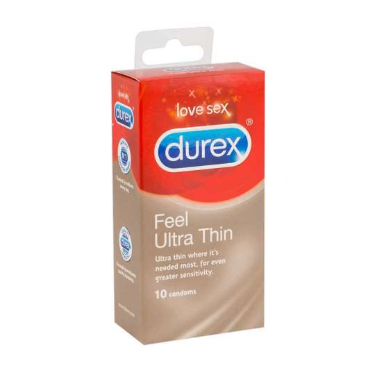 Durex Feel - Extra thin, 10 pack