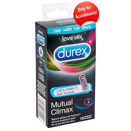 Durex Feel - Mutual Climax, 10 pack