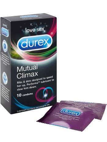 Durex Mutual Climax: Kondomer, 10-pack
