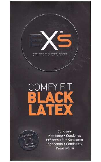 EXS Black Latex 12-pack - Förpackning
