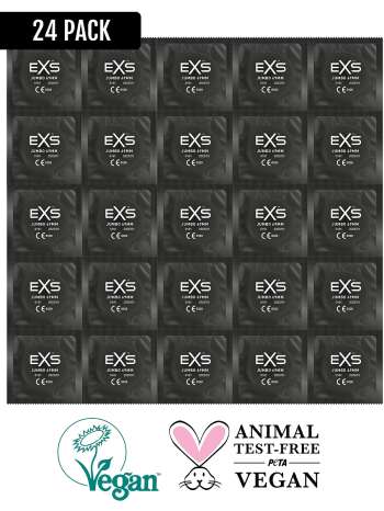 EXS Jumbo: Extra Large Kondomer, 24-pack