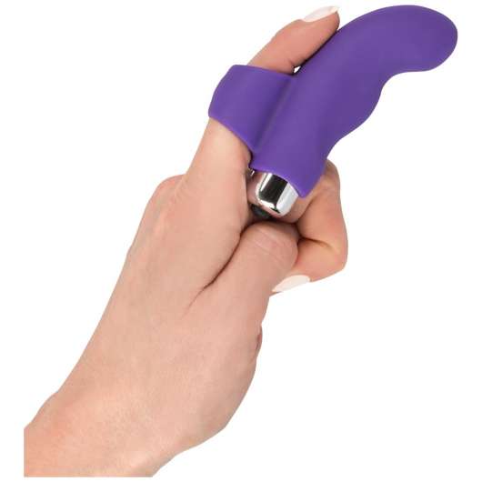 Finger Vibrator Silicone Lila