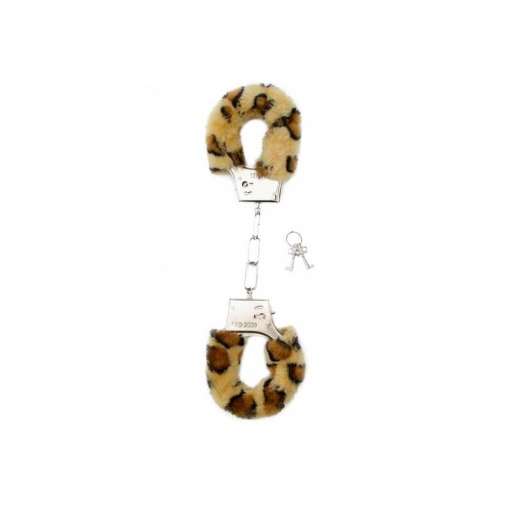 Furry Handcuffs - flera färger - Leopard