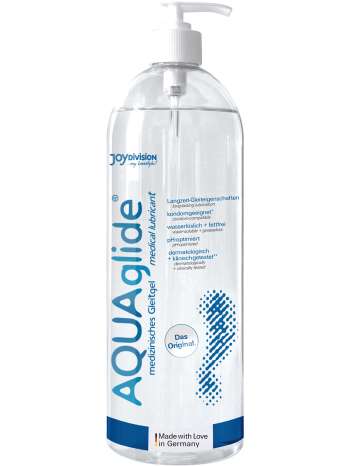 JoyDivision Aquaglide: Vattenbaserat Glidmedel, 1000 ml