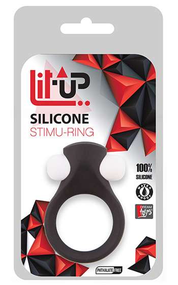 Lit Up Silicone Ring Black