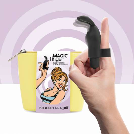 Magic Finger Vibrator Black