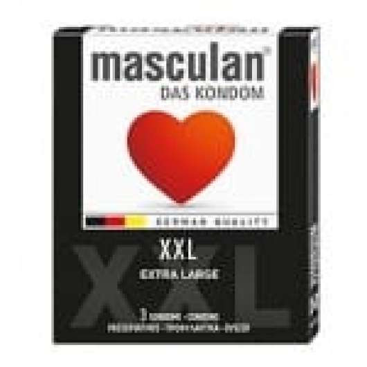 Masculan XXL Black 3-pack