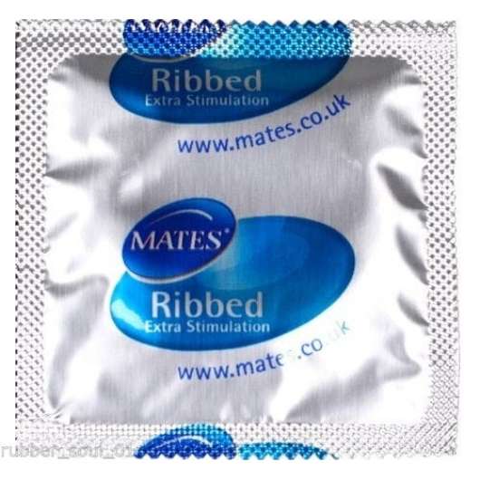 Mates Ribbed Kondom 1 st