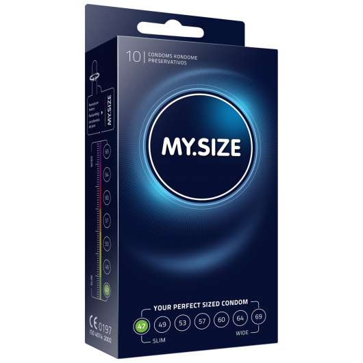 My Size Kondom 47 mm - 10-pack