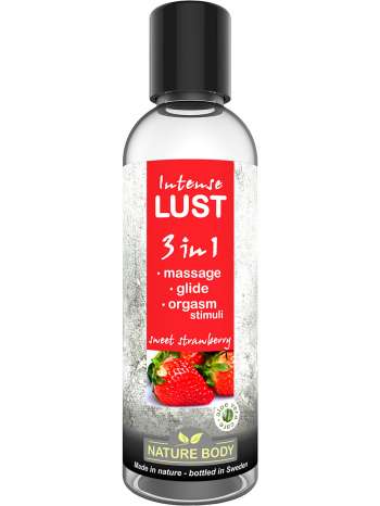 Nature Body: Intense Lust 3 in 1, Sweet Strawberry, 100 ml