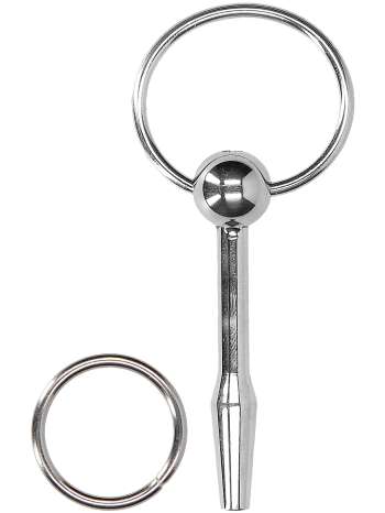 Ouch!: Urethral Sounding, Steel Plug with Ring, 9 mm