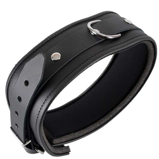 Padded Leather Collar S/M
