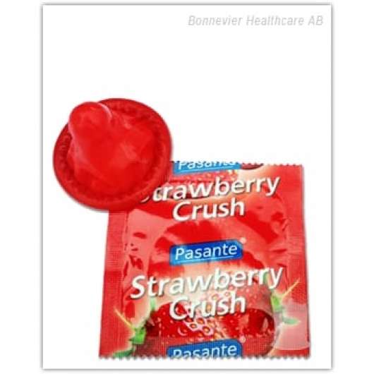 Pasante Flavours Strawberry kondomer styckvis