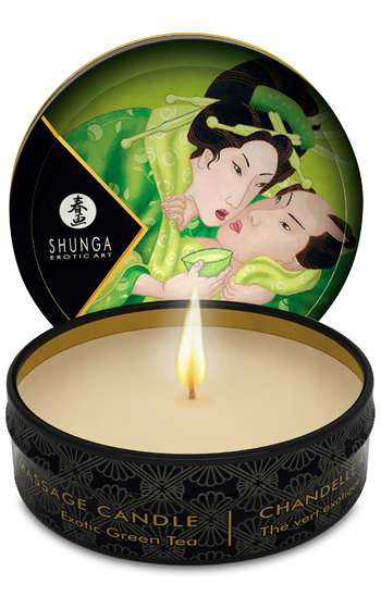 Shunga Massage Candle Green Tea 30 ml