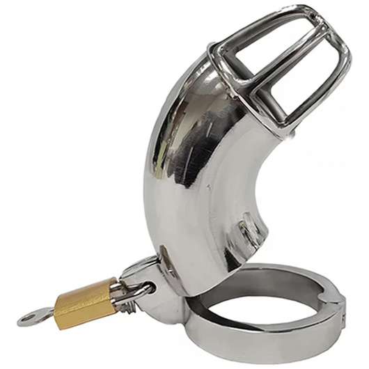 Stainless Steele Cockcage with Padlock
