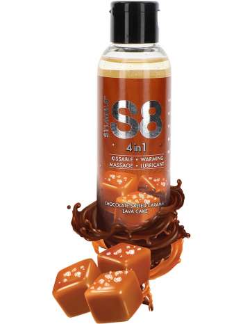 Stimul8: S8 4-in-1 Dessert Lube, Chocolate/Caramel, 125 ml