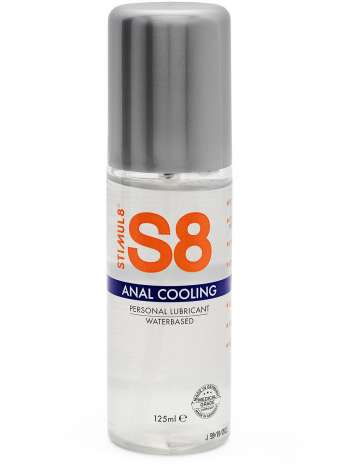 Stimul8: S8 Anal Cooling, Waterbased Lubricant, 125 ml
