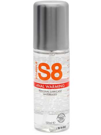 Stimul8: S8 Anal Warming, Waterbased Lubricant, 125 ml
