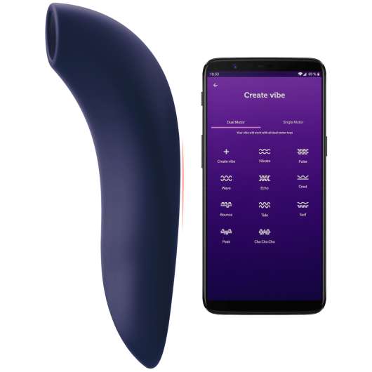 We-Vibe Melt Appstyrd Blå Klitorisstimulator
